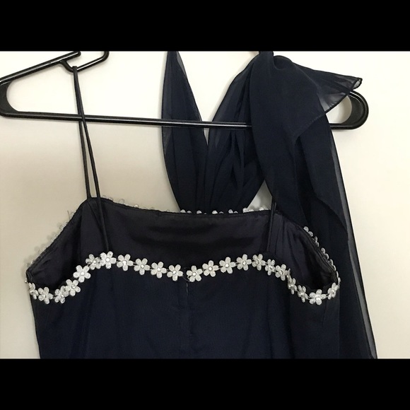 Formal Navy Blue Gown - Picture 2 of 7